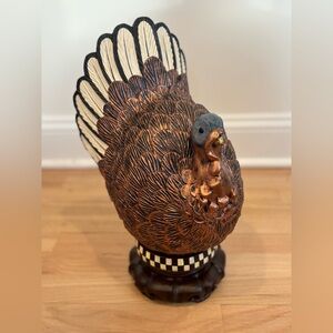 MacKenzie-Childs Autumn Harvest Lapis Turkey large